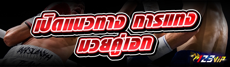 เปิดแนวทาง การแทงมวยคู่เอก